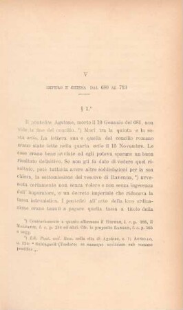 V Impero e Chiesa dal 680 al 713