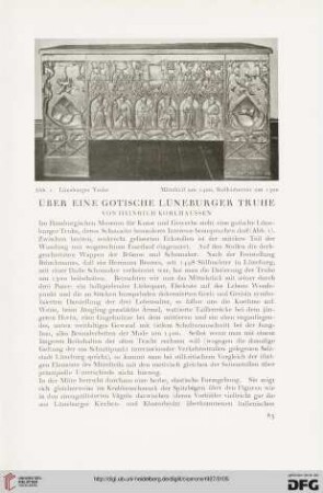 19: Über eine gotische Lüneburger Truhe