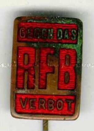 RFB (Roter Frontkämpferbund), Gegen das RFB-Verbot