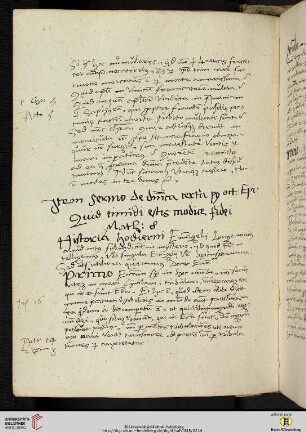 Jtem Sermo de dominica tertia post octauas Epiphaniae [Predigttext Mt 8,26]