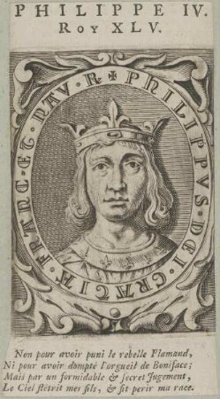 Bildnis von Philippe IV., König von Frankreich