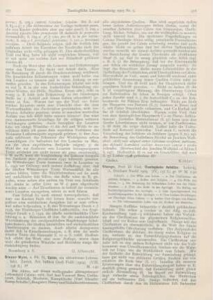 278-280 [Rezension] Stange, Carl, Theologische Aufsätze