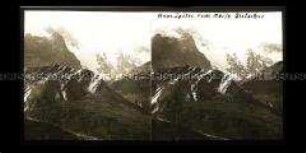 Gipfel des Meije mit Gletscher