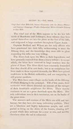 Section IV. - The Miris