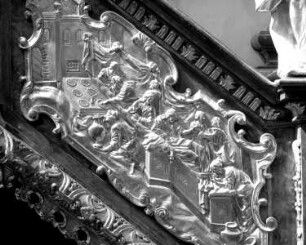Das Gastmahl in Bethanien mit der Fußsalbung Maria Magdalenas