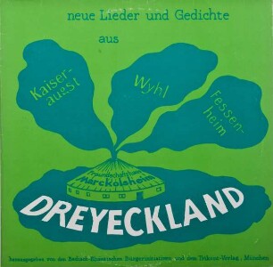 Schallplatte: "Neue Lieder und Gedichte aus Dreyeckland"