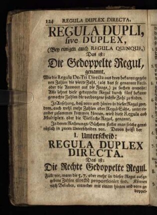 Regula Dupli, five Duplex ...