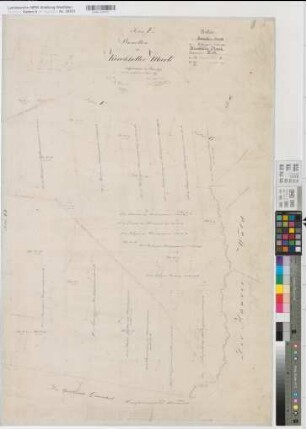 Kirchhellen (Bottrop), Teilung der Kirchheller Mark, Bl.5 Brouillonkarte Sektion E