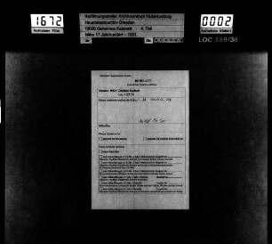 Fitzgeraldische Prätension an die Ostindische Kompanie, kauerbachische Depeschen aus dem Haag