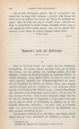 400-416 Damiani's Zwist mit Hildebrand : Fortsetzung