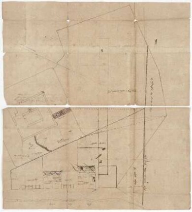 Waldau, alte Burg und Falknerei, Lageplan