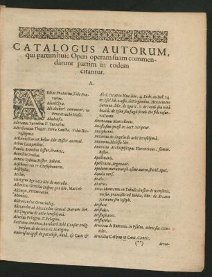 Catalogus Autorum