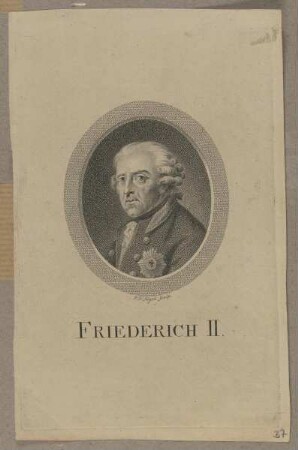 Bildnis des Friedrich II., König von Preußen