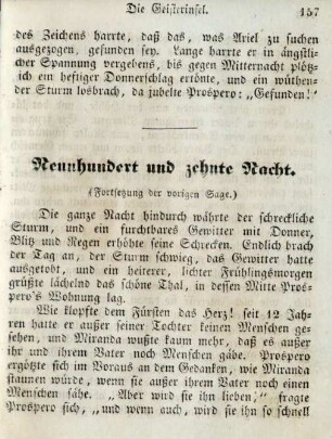Neunhundert und zehnte Nacht