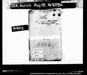 Kassen-Auszüge des Esenser Armen-Kollegiums
