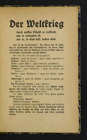 1-16, Der Weltkrieg