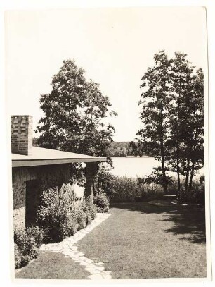 Garten Noack, Potsdam-Nedlitz: Terrasse und See