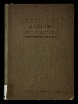 Lateinischer Selbstunterricht