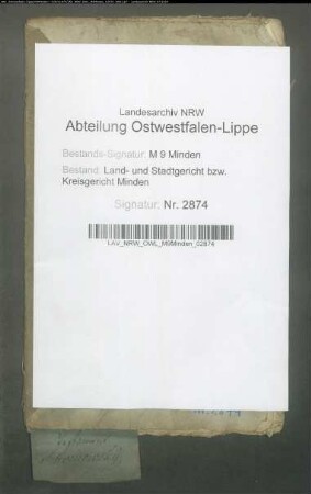 Schoenowsky, Obrist Lieutnants Carl von