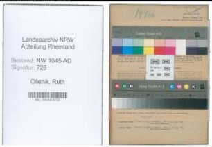 Entnazifizierung Ruth Ollenik , geb. 03.04.1922 (Kontoristin)