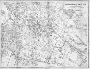 Karte: Neuester Plan von Berlin. 1869