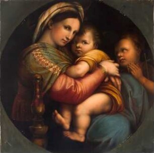 Madonna della Sedia, Kopie nach Raffael