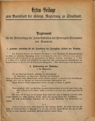 Amtsblatt der Preußischen Regierung zu Stralsund. 1878