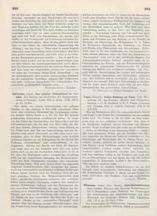 283-284 [Rezension] Quittschau, Ewalt, Das religiöse Bildungsideal im Vormärz