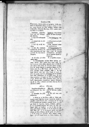 De Pythagorica secta; lib. I-IV - BSB Cod.graec. 102