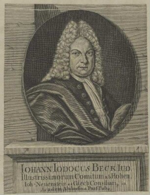 Bildnis des Iohann Iodocus Beck