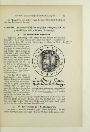 Kapitel III. Zusammenschluß der religiösen Bewegung mit den humanistischen und nationalen Strömungen