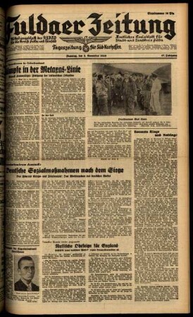 Ausgabe vom Dienstag, den 05. November 1940.