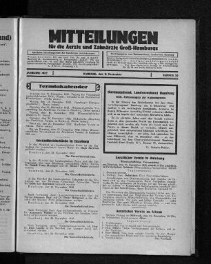 Jahrgang 1932, Hamburg, den 11. Dezember, Nummer 50