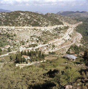 Peloponnes. Dorf Andritsaina