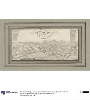 Berlin im Jahr 1688