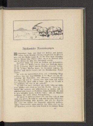 Afrikanische Reminiscenzen.