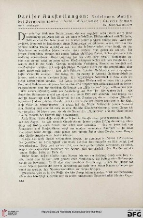12.1920: Pariser Austellungen