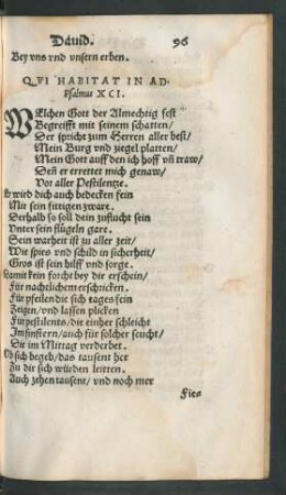 Psalmus XCI. - Psalmus C.