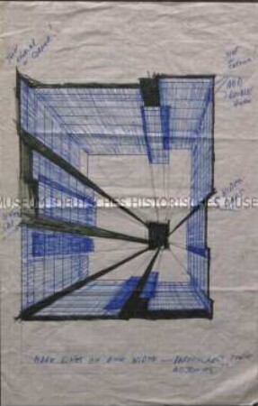 Entwurf zum Projekt "Helioptix" mit einem geometrischen Motiv