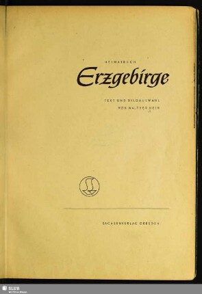 Heimatbuch Erzgebirge