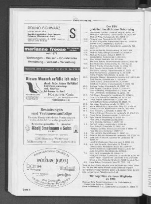 Wir begrüßen als neue Mitglieder im EBV: