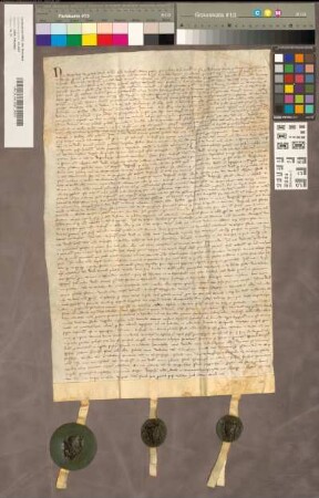 Erzbischof Siegfrid und GrafWalram von Jülich einigen sich gütlich.
