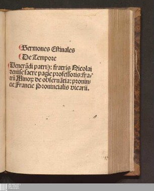 [2]: Sermones Estiuales De Tempore