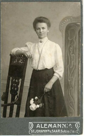 Foto einer jungen Dame