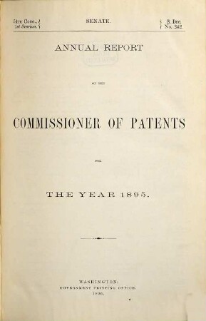 Senate documents. [466.] 1895/96, Vol. 10 = Congress 54, Sess. 1
