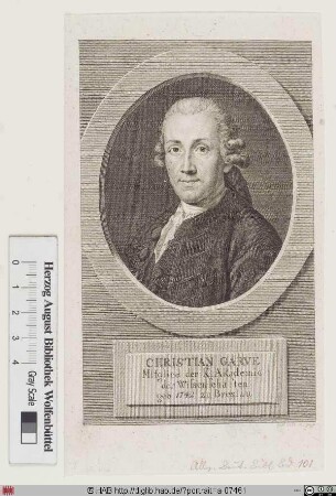 Bildnis Christian Garve