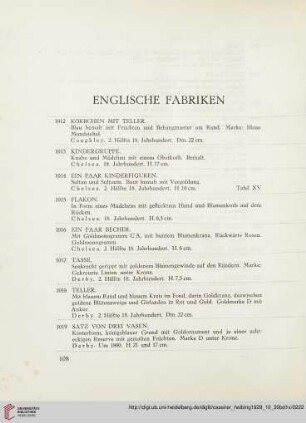 Englische Fabriken (Nr. 1012-1029)