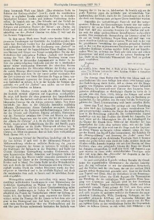 516-517 [Rezension] Burnaby, John, Amor Dei