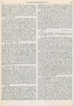 516-517 [Rezension] Burnaby, John, Amor Dei