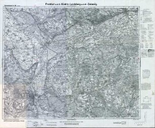 Reichskarte: Einheitsblatt 66 (1cm-Karte) Frankfurt a. d. O.-Küstrin-Landsberg a. d. W.-Zielenzig